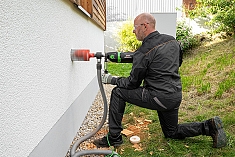 Эксплуатация дрели для сухого алмазного сверления Eibenstock EHD 2002 S