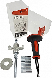 Комплектация комплекта профессионального анкерного крепления Diam M12 Комплектация комплекта профессионального анкерного крепления Diam M12