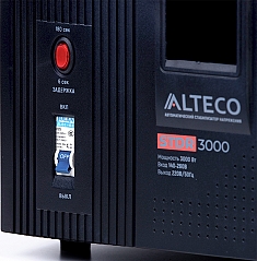 Панель управления автоматического стабилизатора напряжения Alteco STDR 3000