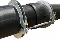 Применение устройства для надвижения электросварных фитингов на пластиковые трубы ПНДело УНЭФ-450